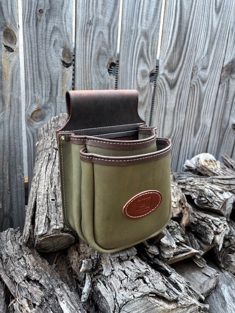 Acrylic Leather Template shooting bag for hunting, clay, or target shooting
