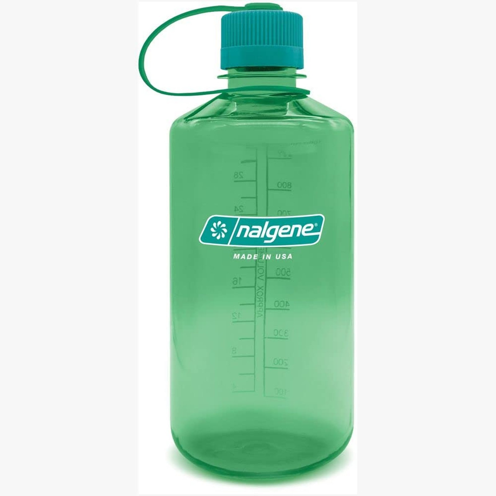 Green 32 oz Water Bottle Made from Recycled Plastic