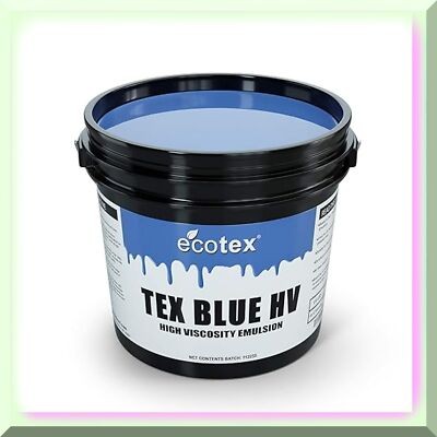 Blue High Viscosity Screen Printing Emulsion, 16oz