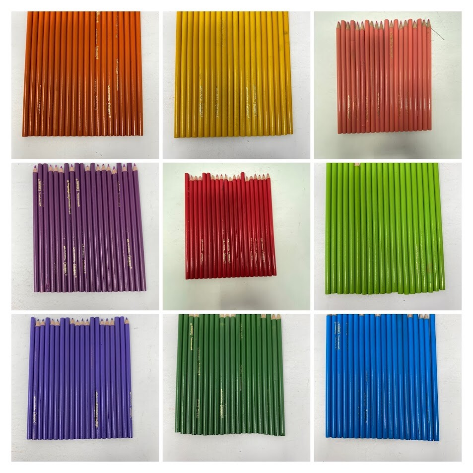 Colorific Solid Color Colored Pencil Lots MULTI-LISTING – 20/30 Pencil Groups