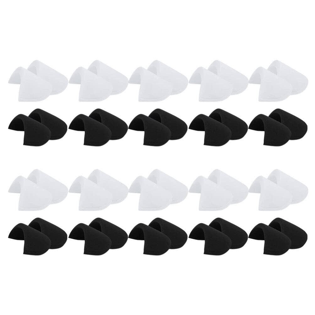 Soft Breathable Sponge Shoulder Pads – 20 Pairs Cushion Inserts for Suits & Coat