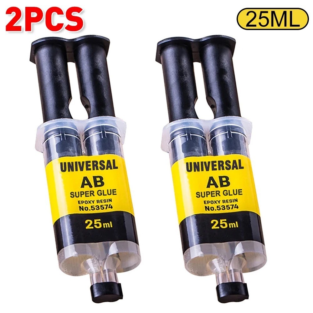 Epoxy Resin AB Super Glue 2 Min Fast Cure Strong Adhesive for Metal Plastic Wood