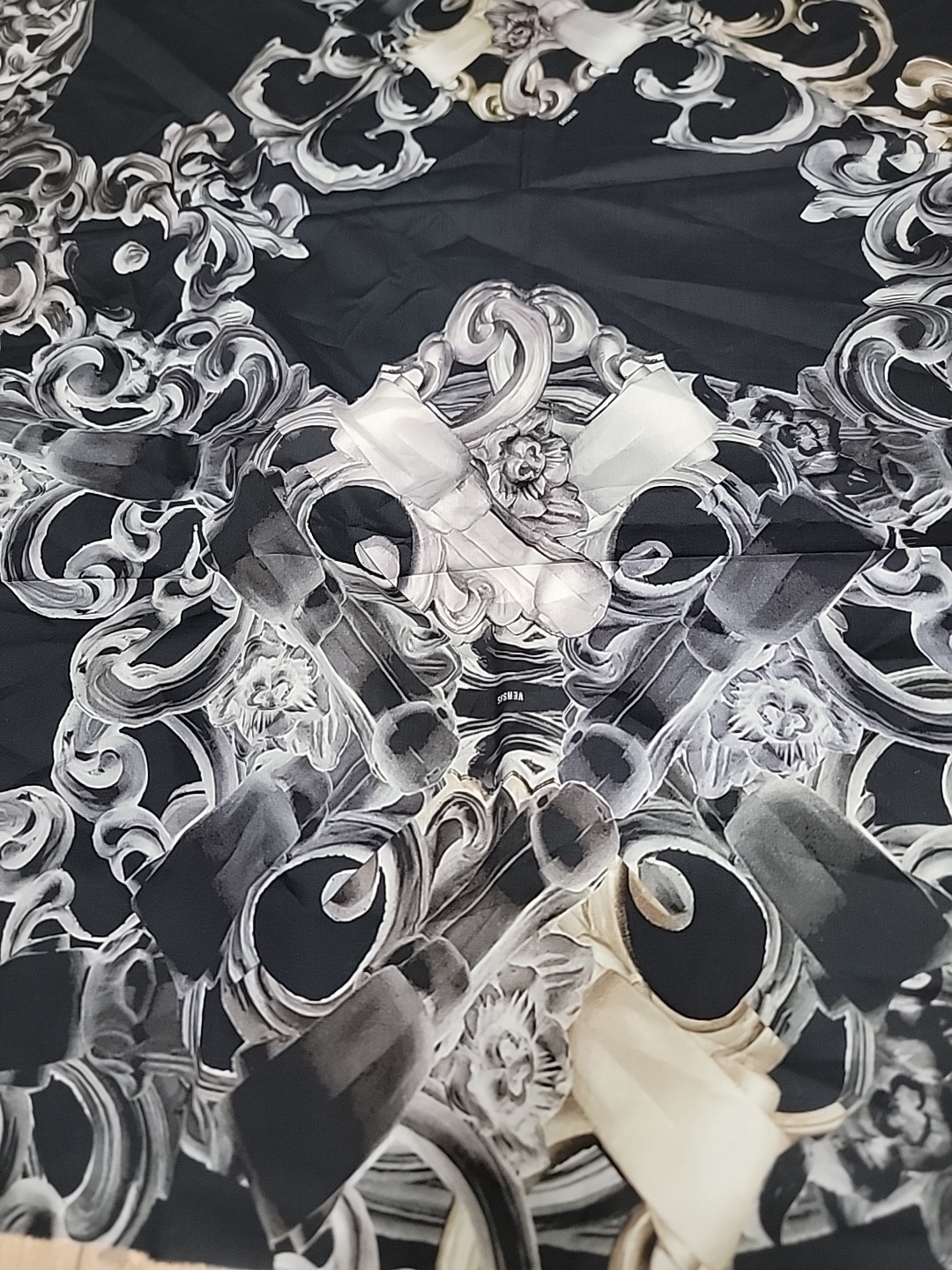 Authentic Versus Versace Fabric Baroque Scroll Print 57″ Wide 2 Yards Designer