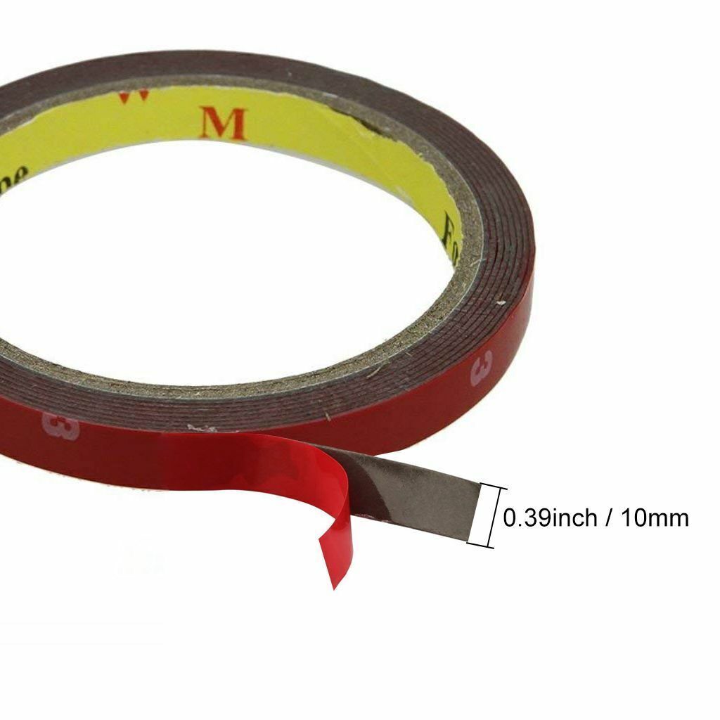 Lot Auto Truck Car Acrylic Foam Double Sided Attachment Tape Adhesive 3m x 10mm