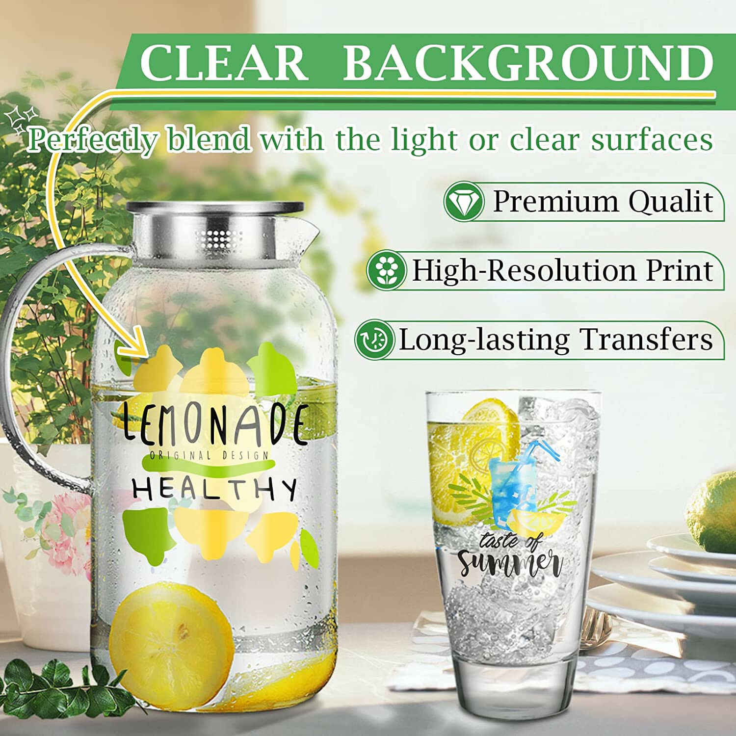 10 Sheet Koala LASER CLEAR Waterslide Decal Paper Premium Water Transfer 8.5×11