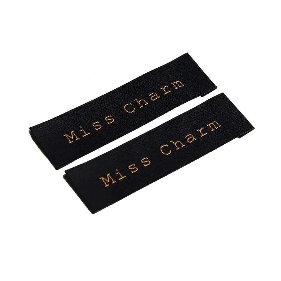 1000 Pcs Private Label High Density Factory Standard Woven High-end Custom Tags