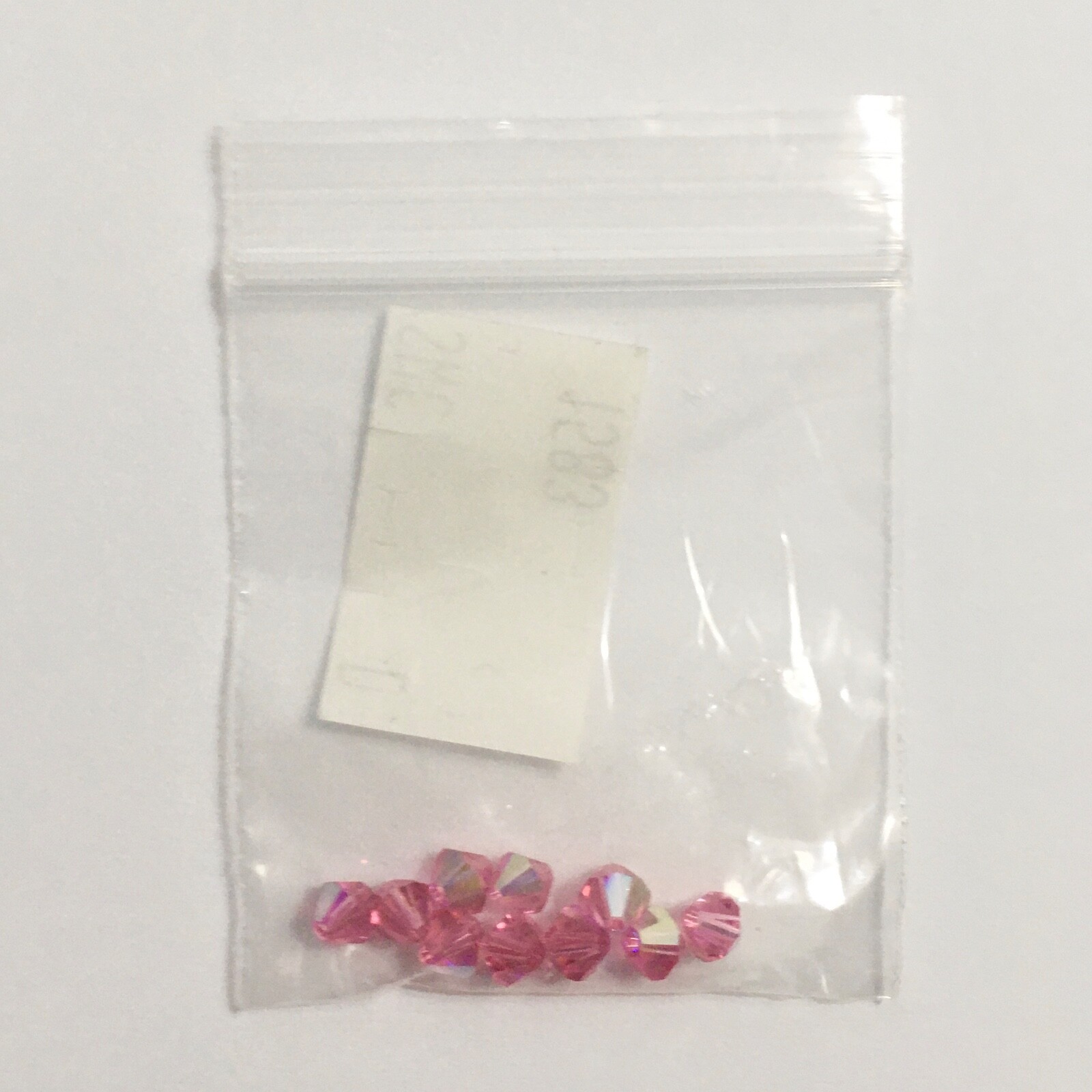 Swarovski Crystal 5mm Iridescent (AB) Rose Pink Bicone Beads – 10 Pieces