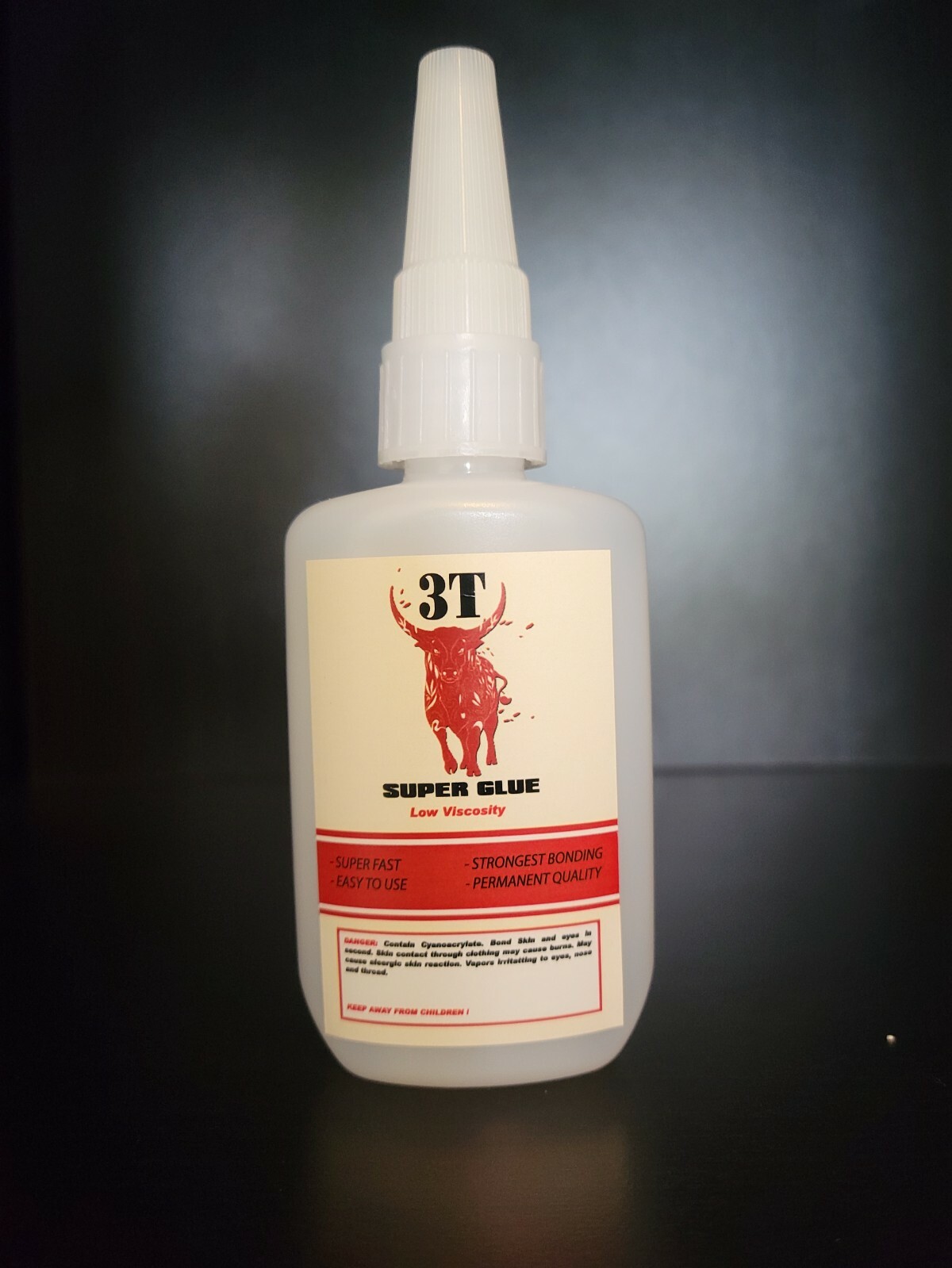 3T 2 oz. Thin (Low Viscosity) & 2 oz. Medium Supper glue
