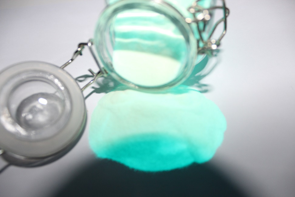 Glow in the Dark AQUA -Blue/Green Pigment Powder 1oz, Daytime Invisible, Resin