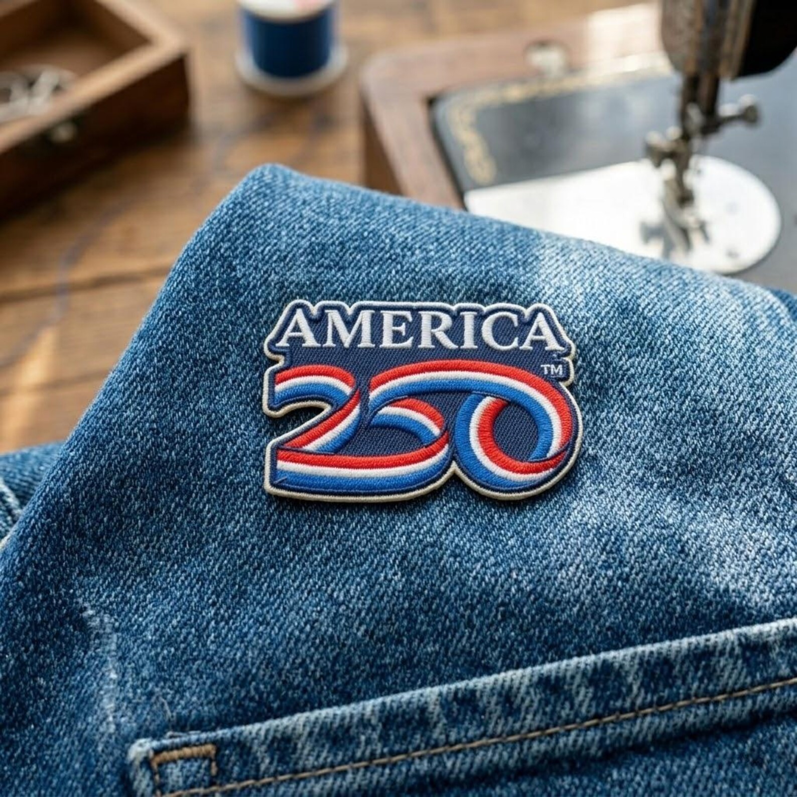 Embroidered America 250 Semiquincentennial Patch USA 250th Anniversary Patches