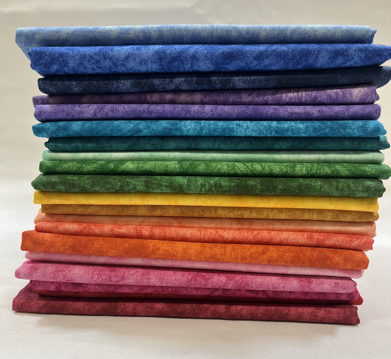 Paint Tonal ~ 20 Fat Quarter Cotton Fabric Bundle ~ Quilt Blender Colorful