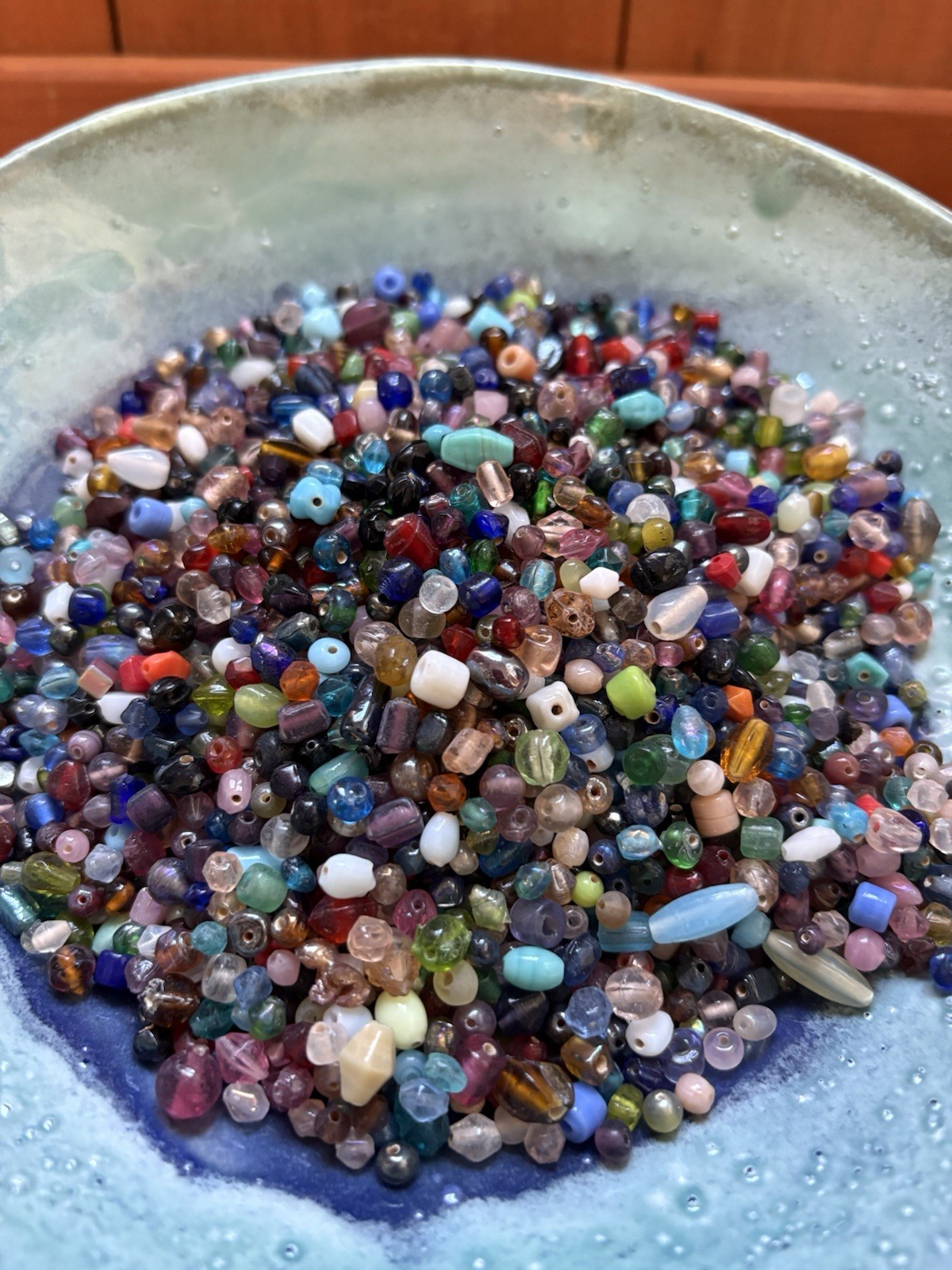 Glass Spacer Beads Rainbow Mix DIY Crafts & Jewelry Supplies, Boho Art (1+lb.)