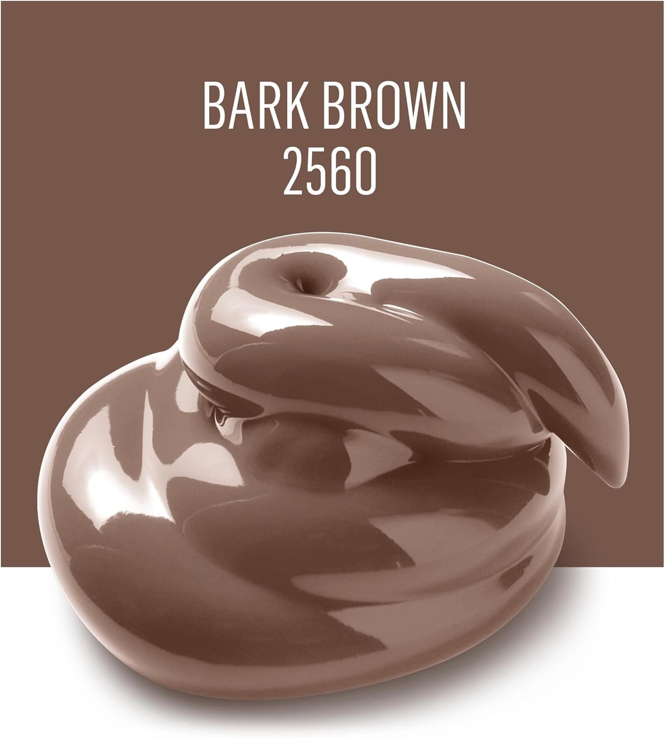 Non-Toxic 2 oz Acrylic Craft Paint in Bark Brown – Perfect for Multiple Surfaces