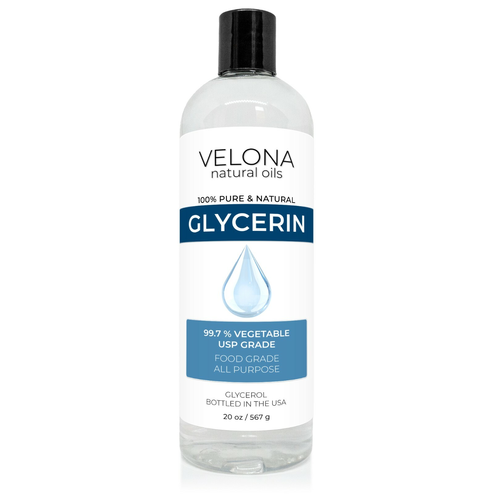 Glycerin Vegetable USP Grade by Velona 3oz-10lb Bubble Bath Glycerin Soap, Skin