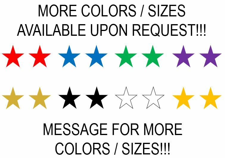 Star Stickers! Choose Size & Color! Crafted in USA! Scrapbook Crafts Vinyl Decal