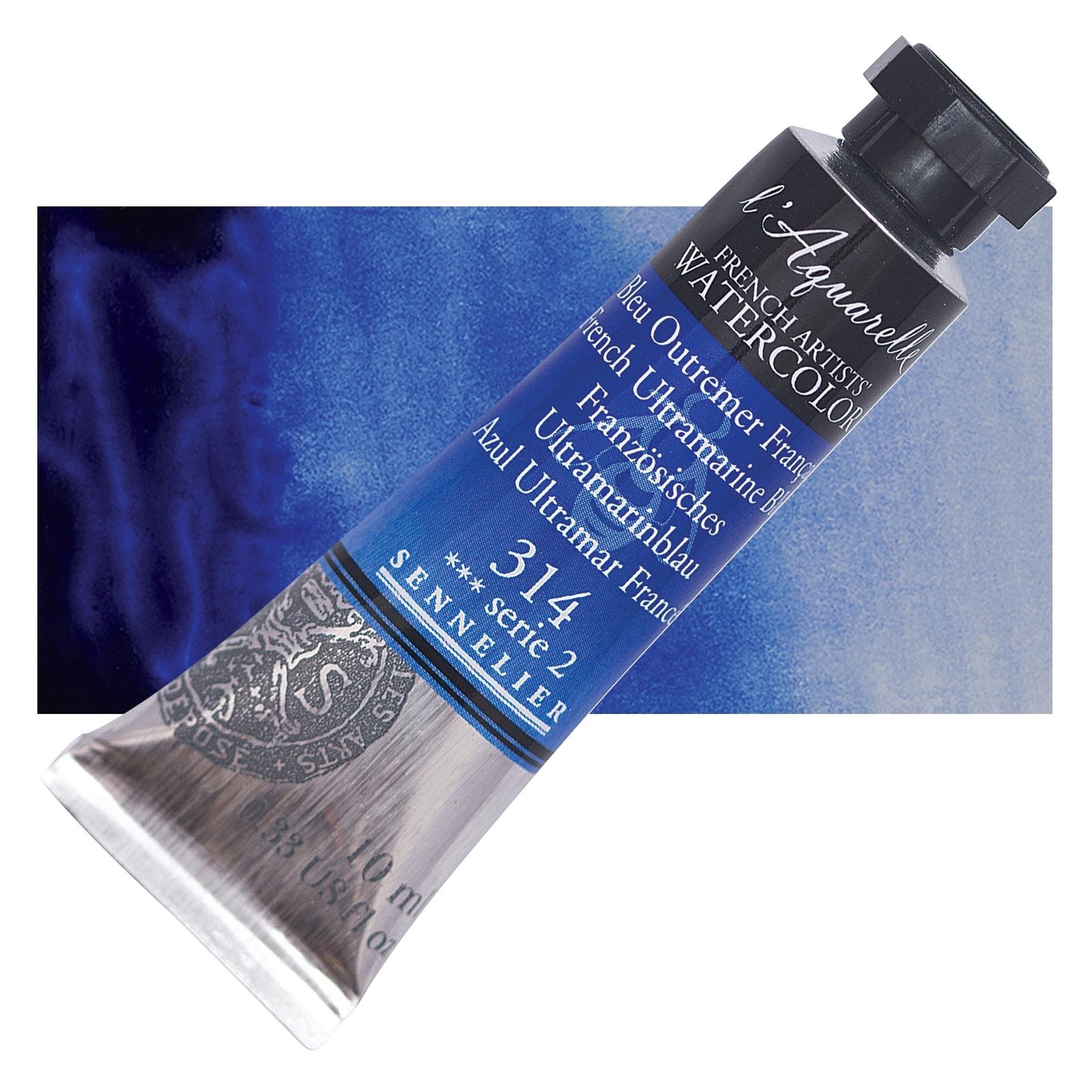 Sennelier Artists’ Watercolor, 10ml, French Ultramarine Blue S2