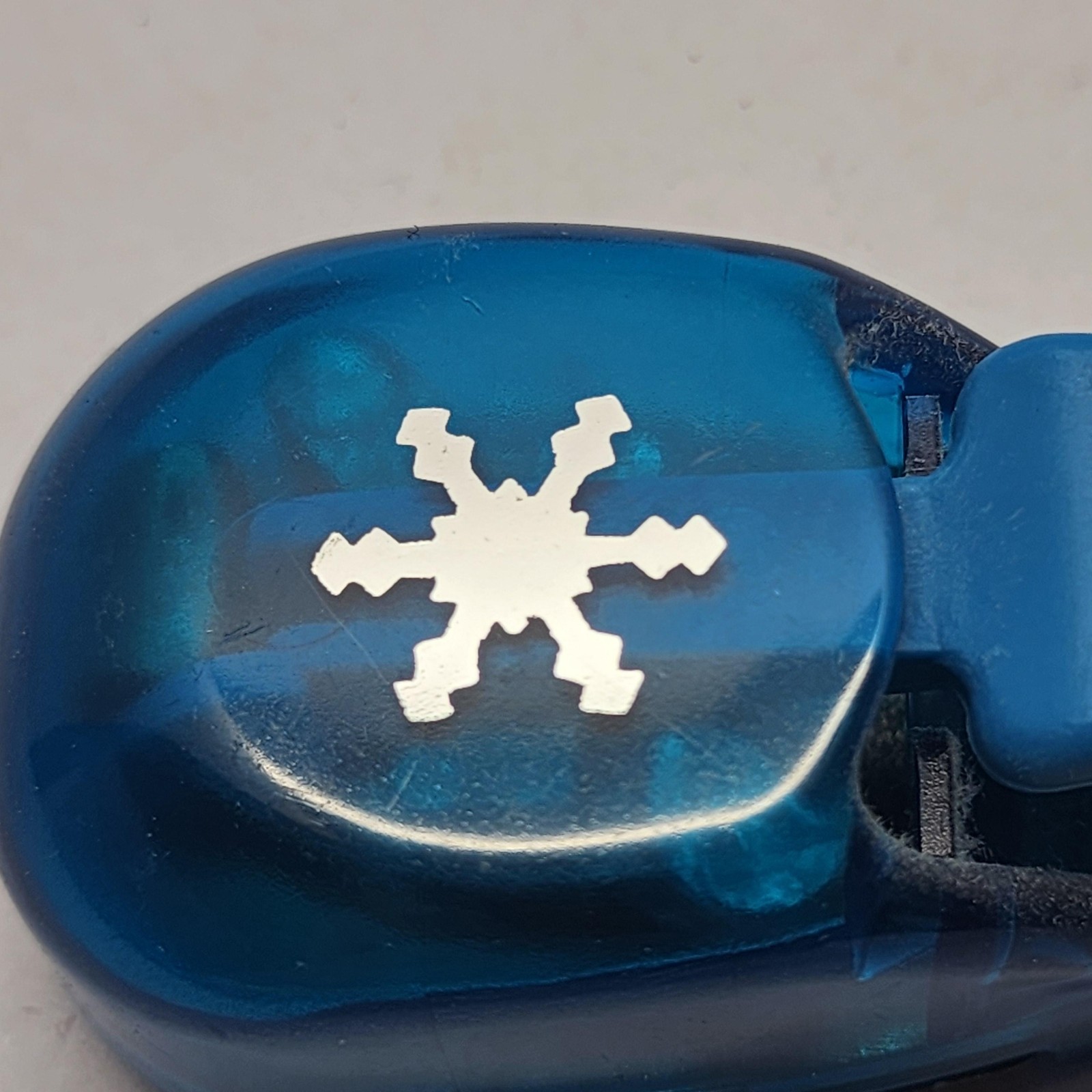 Blue Plastic Snowflake Craft Punch Holiday Paper Confetti Less Than 1 Inch