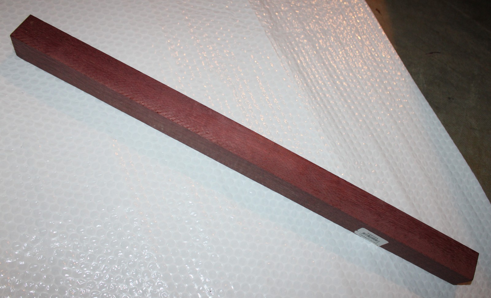 Purpleheart Wood 1 1/2″ x 1 1/2″ x 24″ Brazil 1 lb 12.3 oz. New Old Stock NOS
