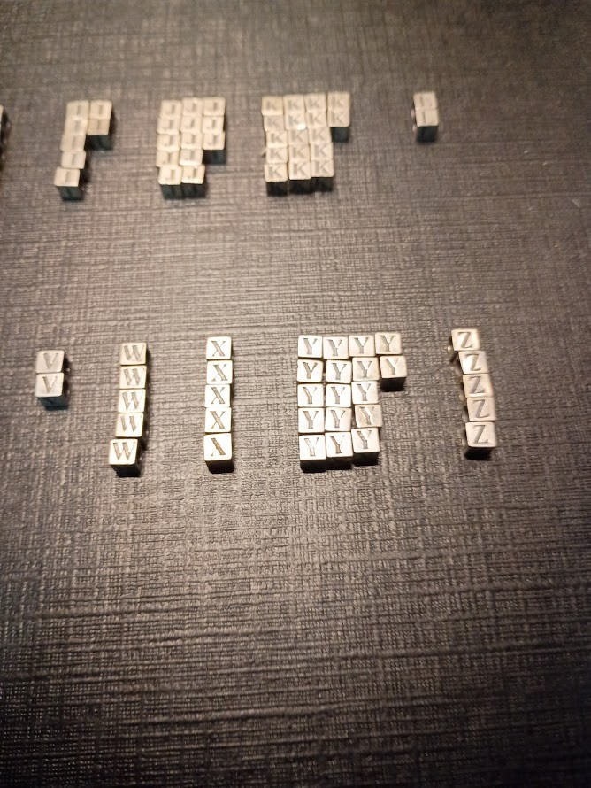 925 Sterling Silver Letter Bead Heart Bead Alphabet Charm Large Hole 5mm DIY