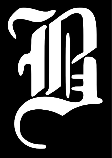 OLD ENGLISH SINGLE LETTERS Lg Sz Stencil Template Wall Signs Airbrush YOU CHOOSE