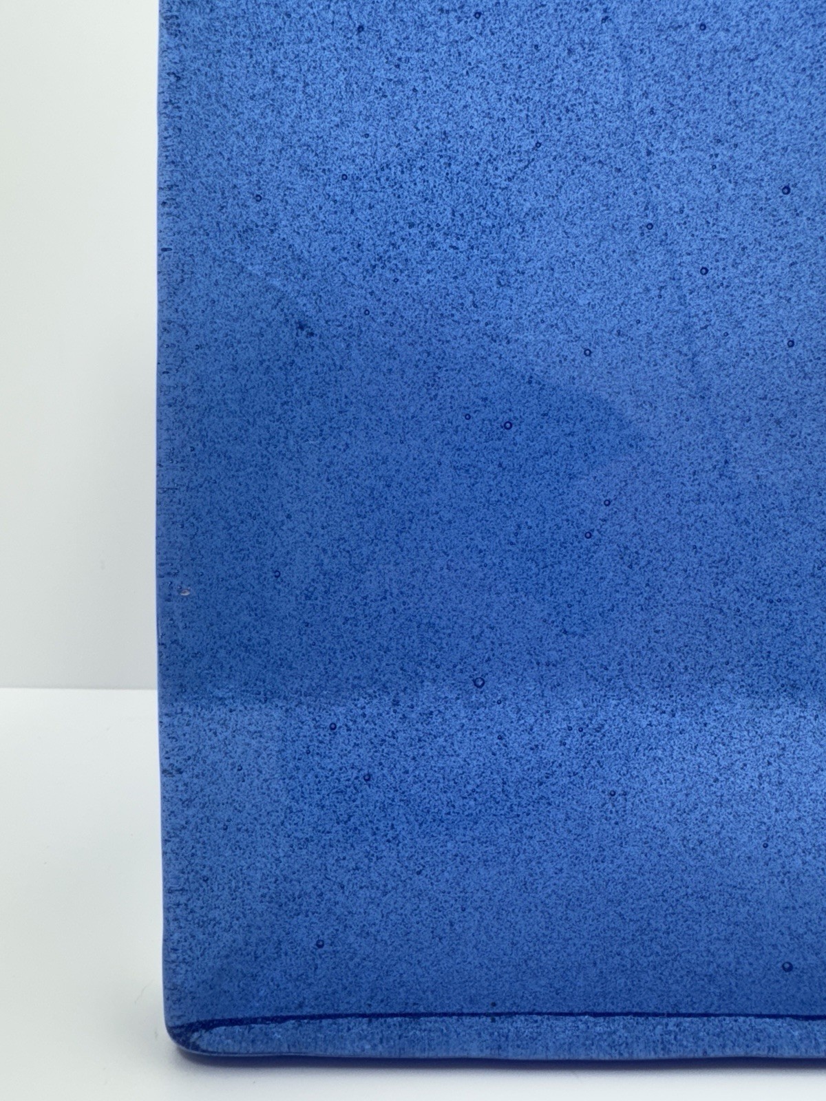 BLENKO Dalle De Verre Medium Blue 12×8 Hand-Cast Architectural Glass Slab Tile