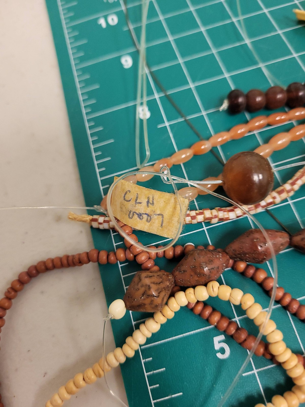 Wood Bead Strands Bulk Lot Jewelry Making Craft Supplies Assorted Beads Strands