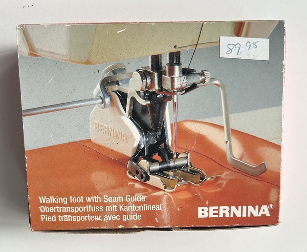 Bernina Walking Foot w/ Seam Guide 003 209 5000 wBox & Instructions Switzerland