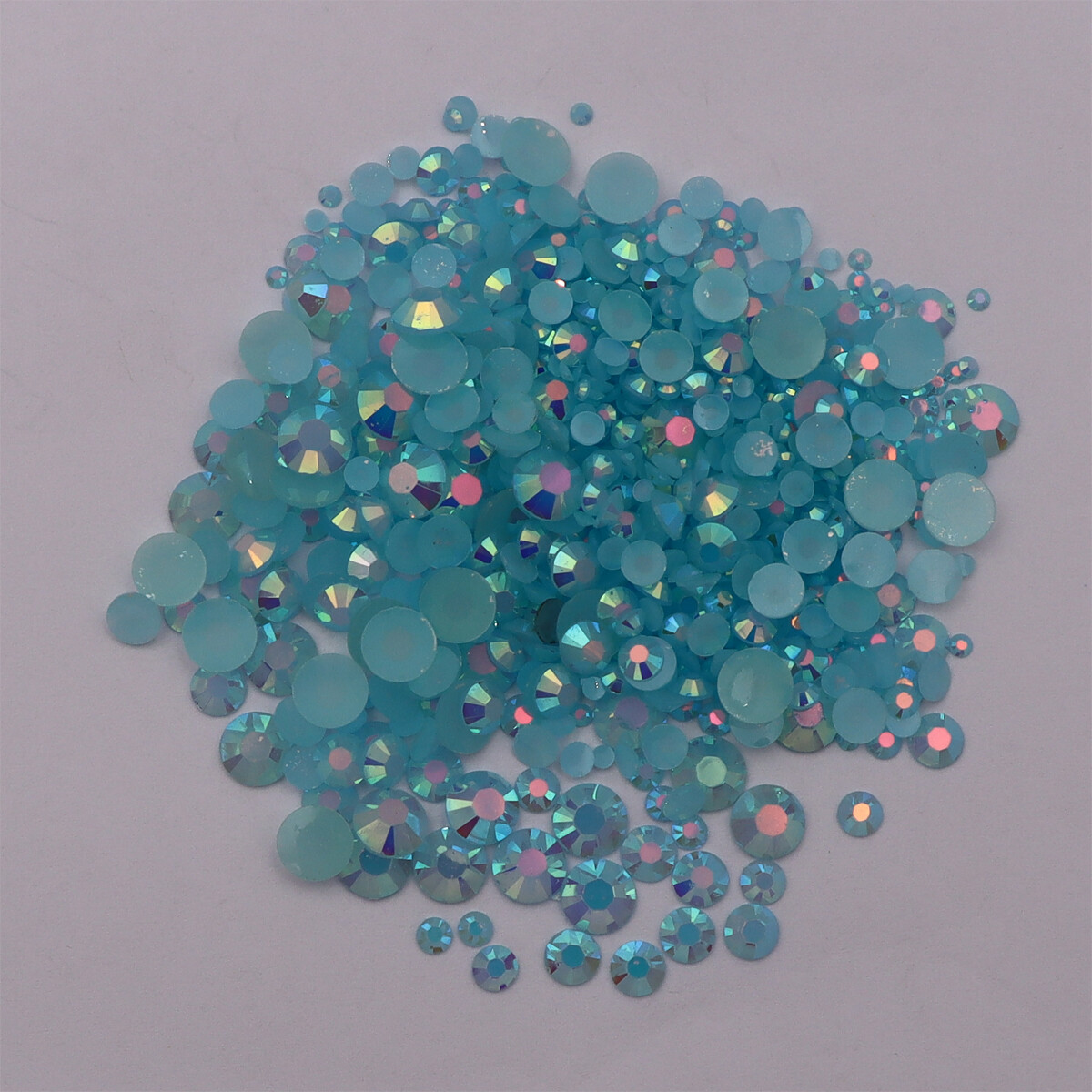 Resin Non Hot Fix Rhinestones Flat Back Gem Plastic Crystals Trimming For Crafts