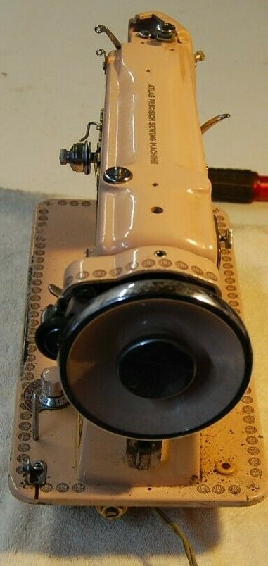 R0 Atlas Pink 1950s Sewing Machine original parts replace Free ship discounts