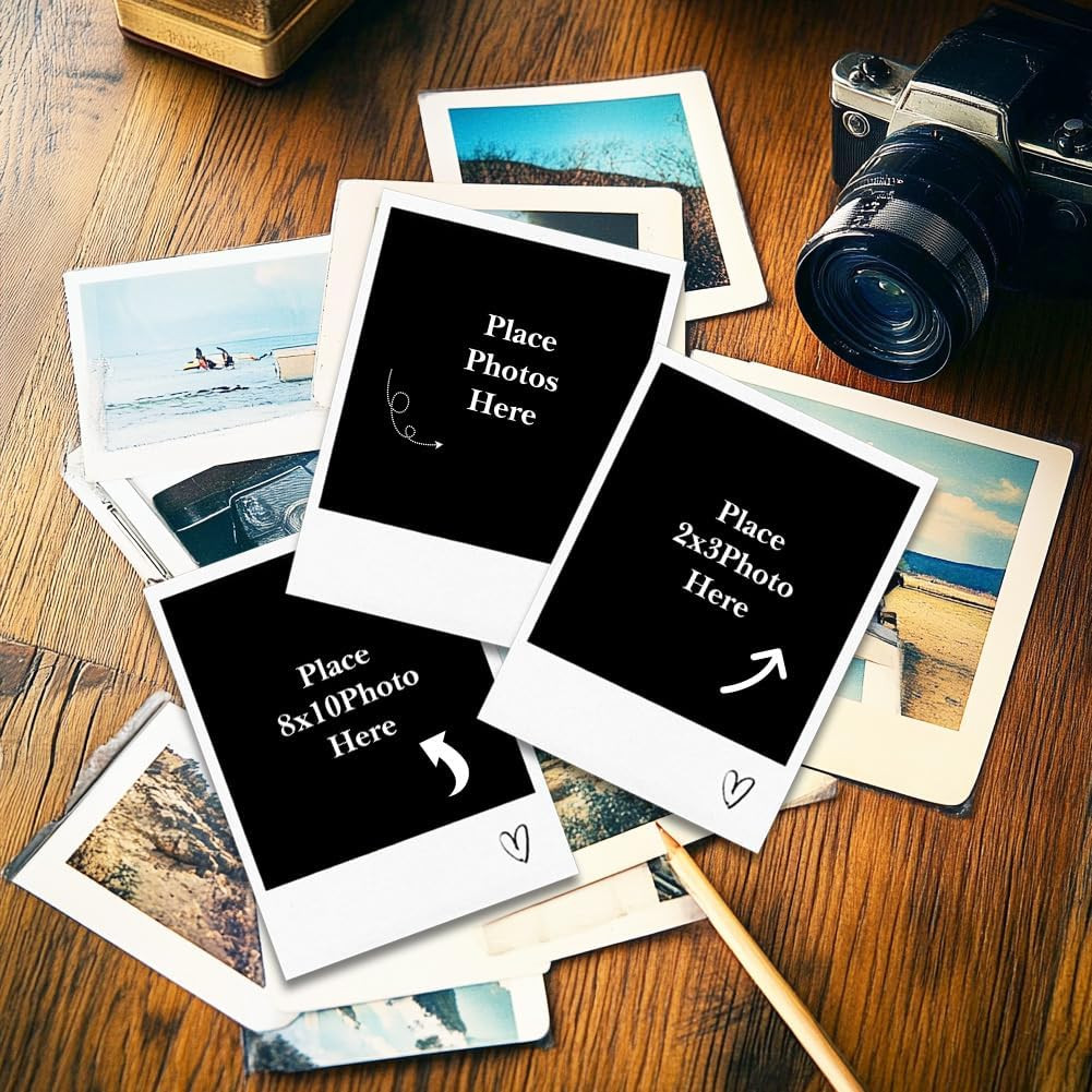 Place Photo Here Clear Stamp Arrow Silicone Stamp Camera Rubber Stamp Image Fram