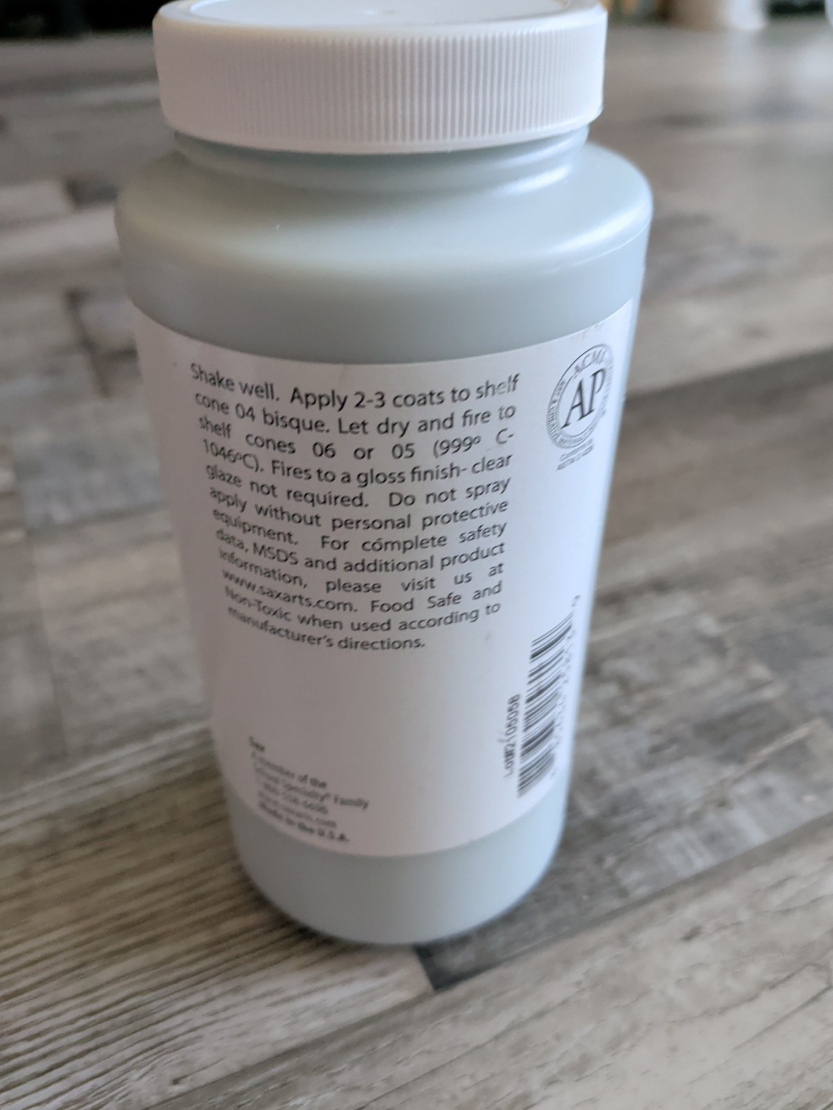Sax 229173 True Flow Gloss Glaze – 1 Pint – Natural Clear -Brand New Sealed