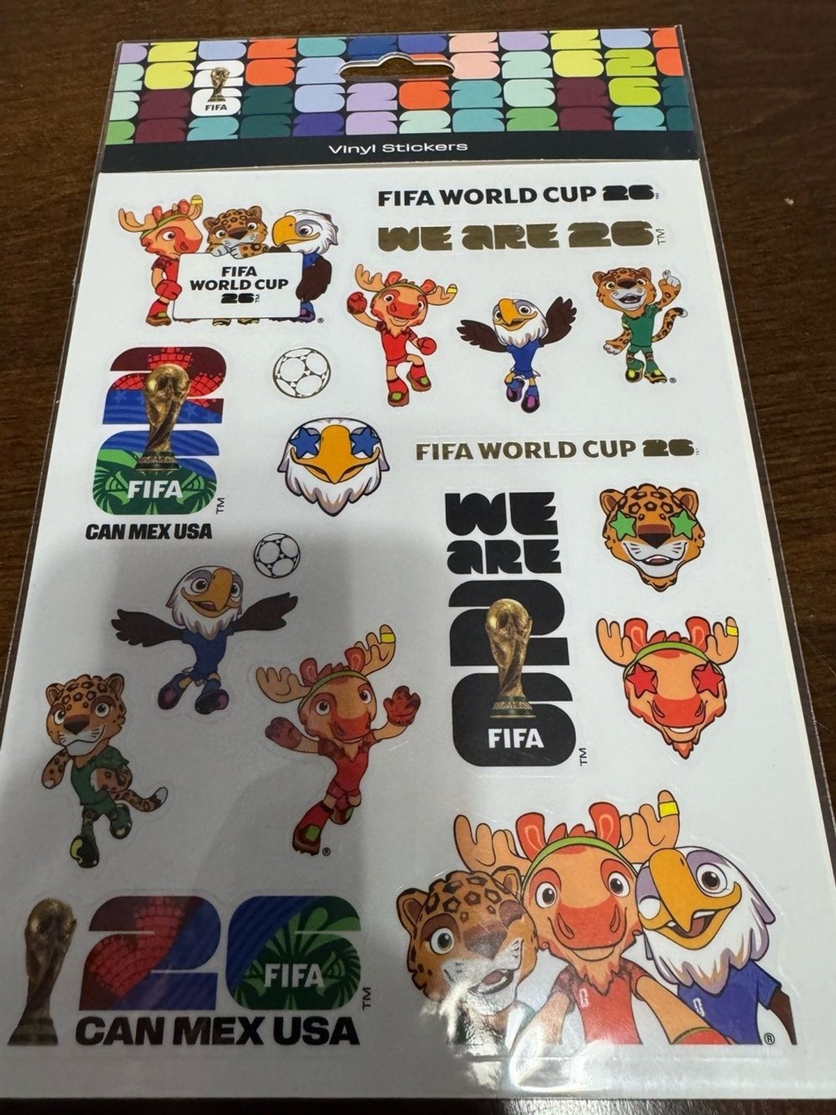 FIFA World Cup – Vinyl Stickers – New