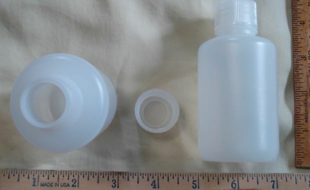 125ml (~4oz) Wheaton HDPE Plastic Bottle with Lid