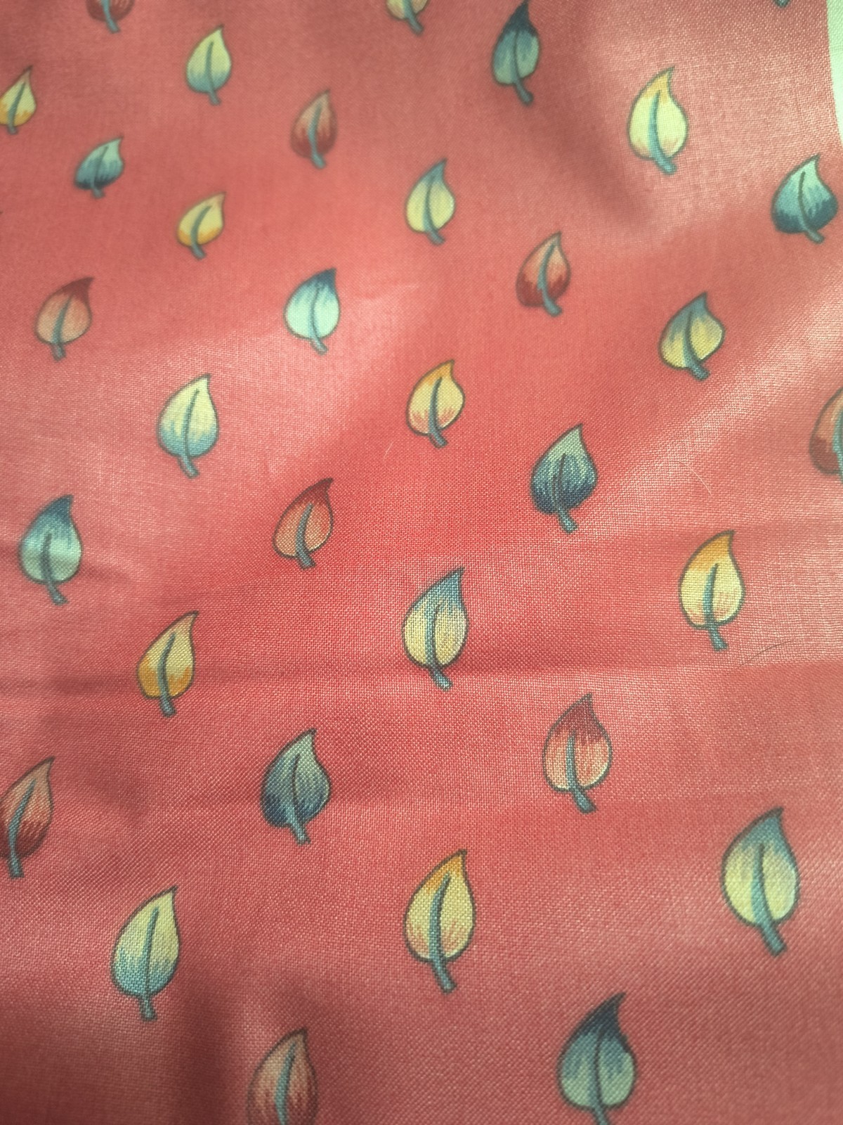 Givenchy For Fabrivaz Leaves Cotton Curtains Upholstery Scotchguard 6.5 Yd x 54″