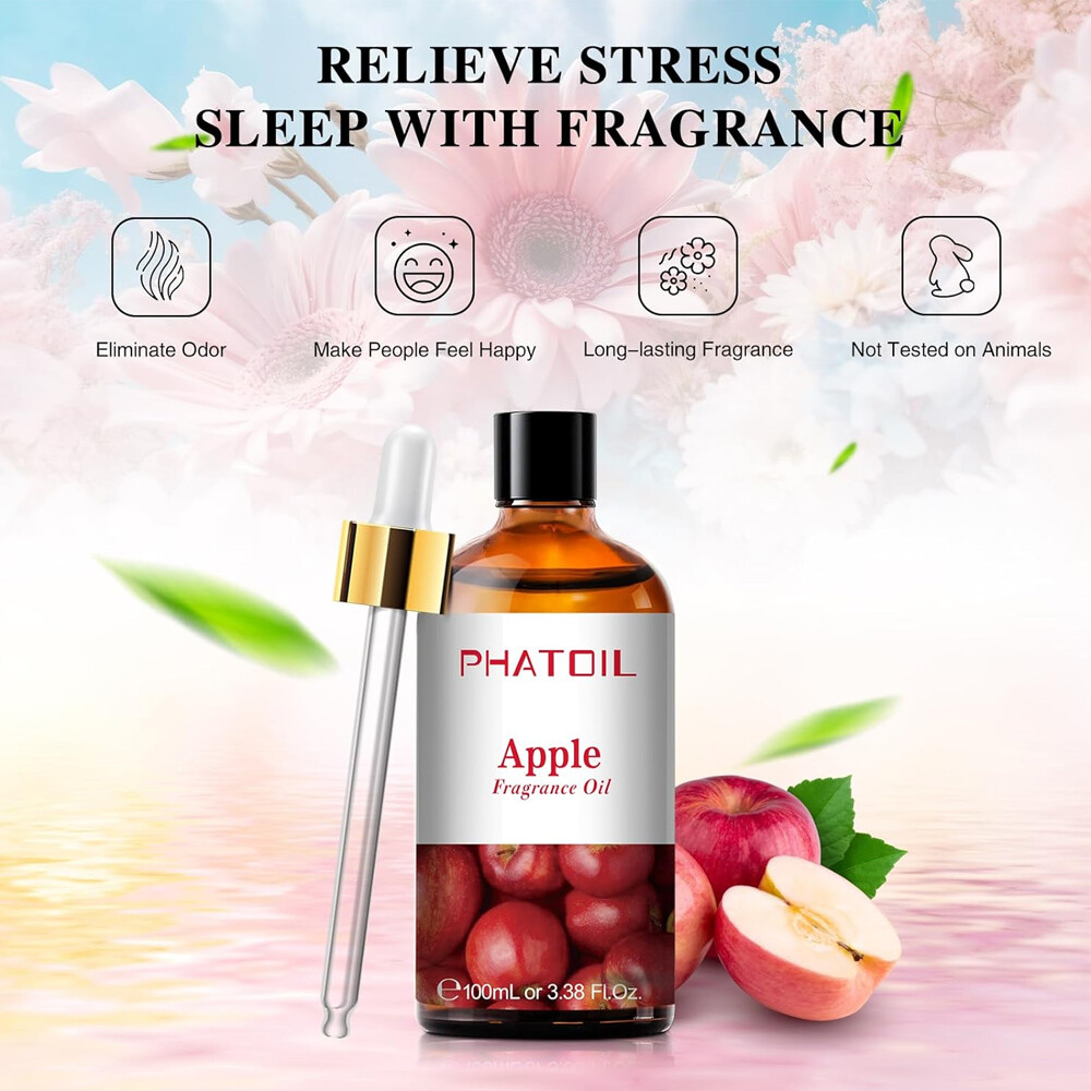 100ML Fruit Fragrance Oils Essential Oils for Diffusers,Soap Candles Making DIY