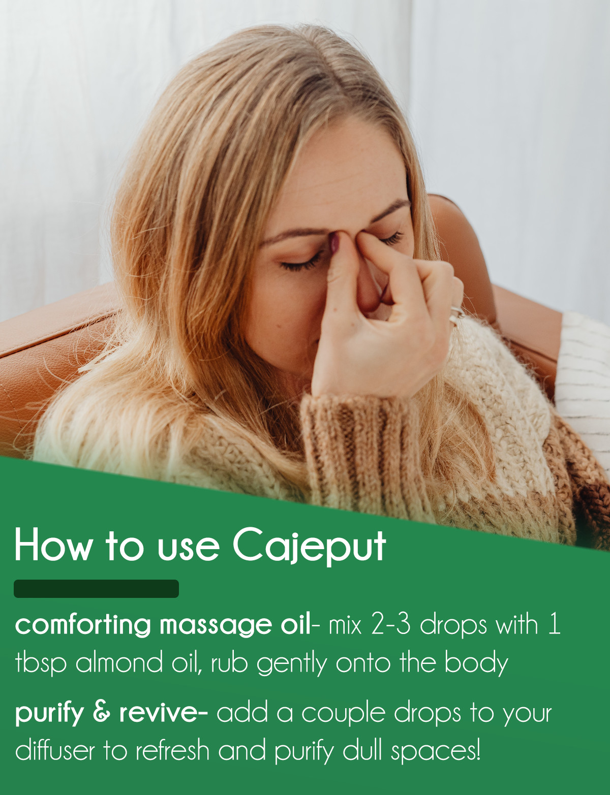 Cajeput Essential Oil 100% Pure and Natural 5ml-32oz Free Shipping