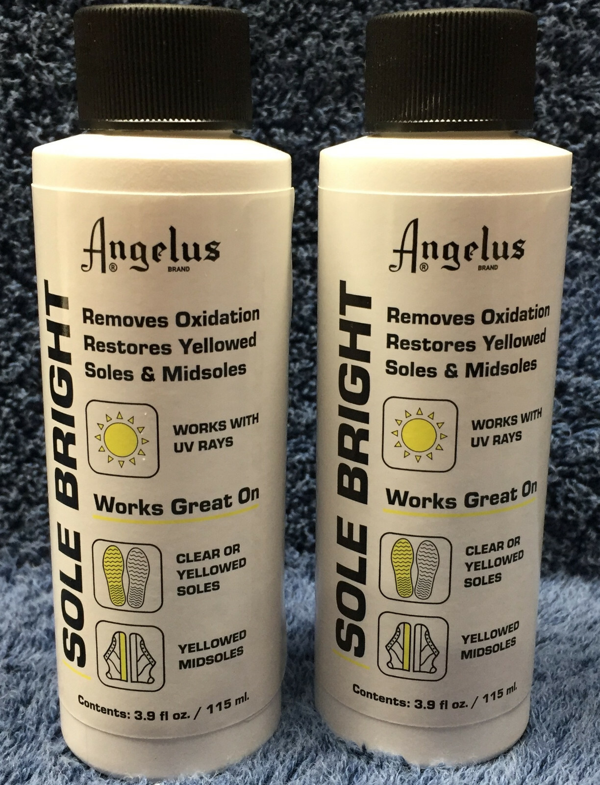 Angelus Sole Bright 3.9oz Sole Restorer 2 Pack