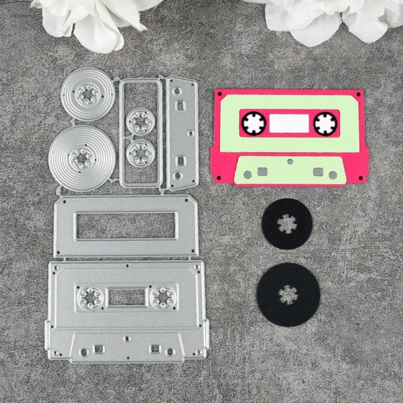 Retro Radio Die Cut Metal Embossing Stencils Carbon Steel Cutting Dies for Craft