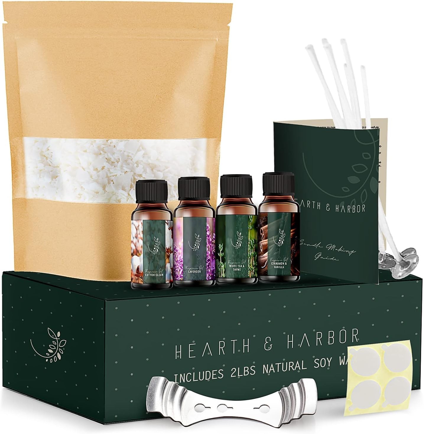 Eco-Friendly Organic Soy Candle Making Supplies – 2 lbs for Custom Creations