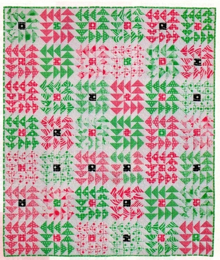 Wintergreen & Peppermint Quilt Pattern Pieced SG