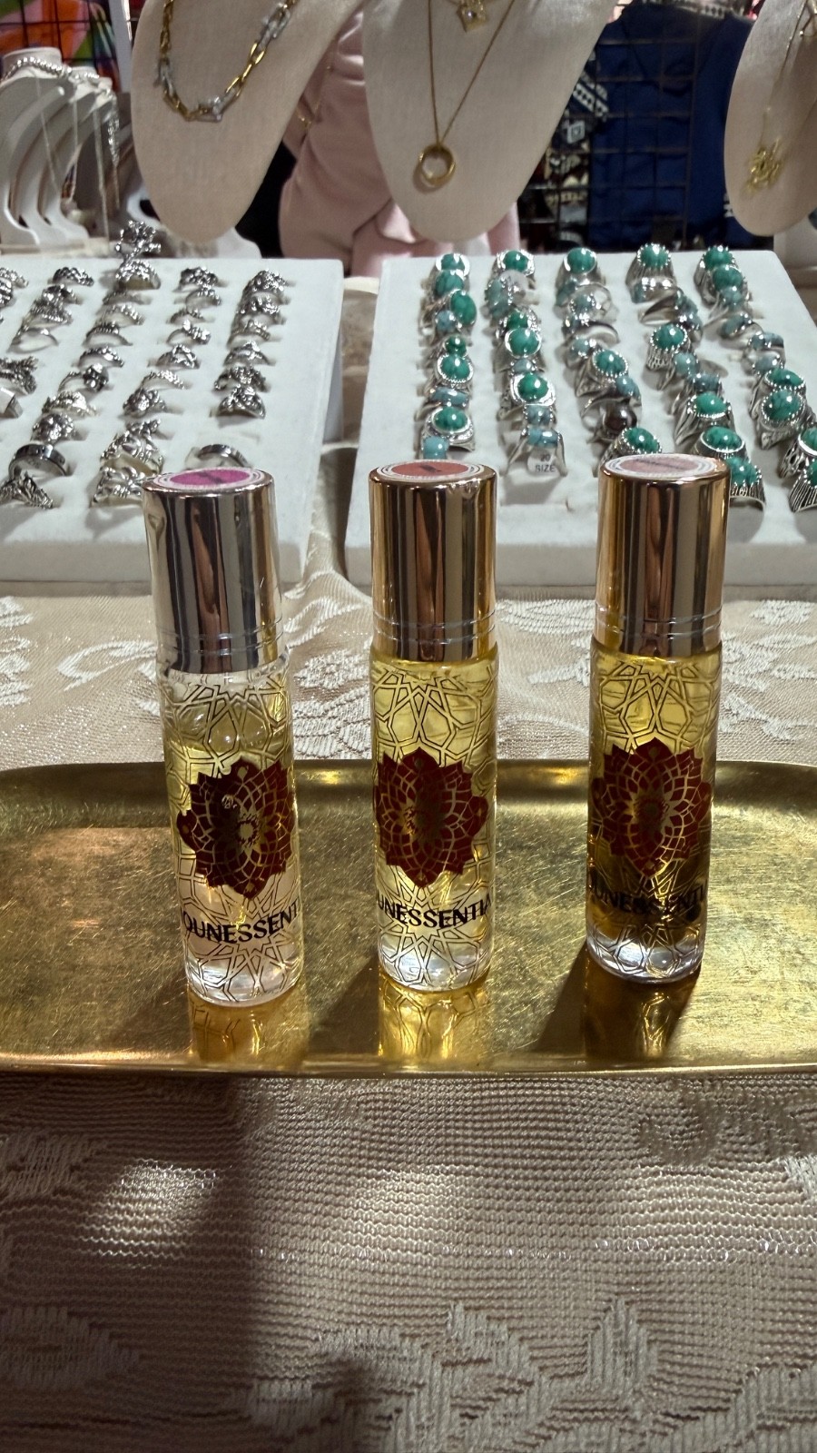 Crystals infused essential oil body roll-ons