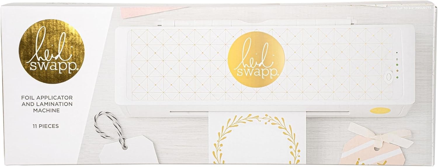 Heidi Swapp 9.5″ Foil Applicator Machine Starter Kit 4 Roller Up to Letter-Size
