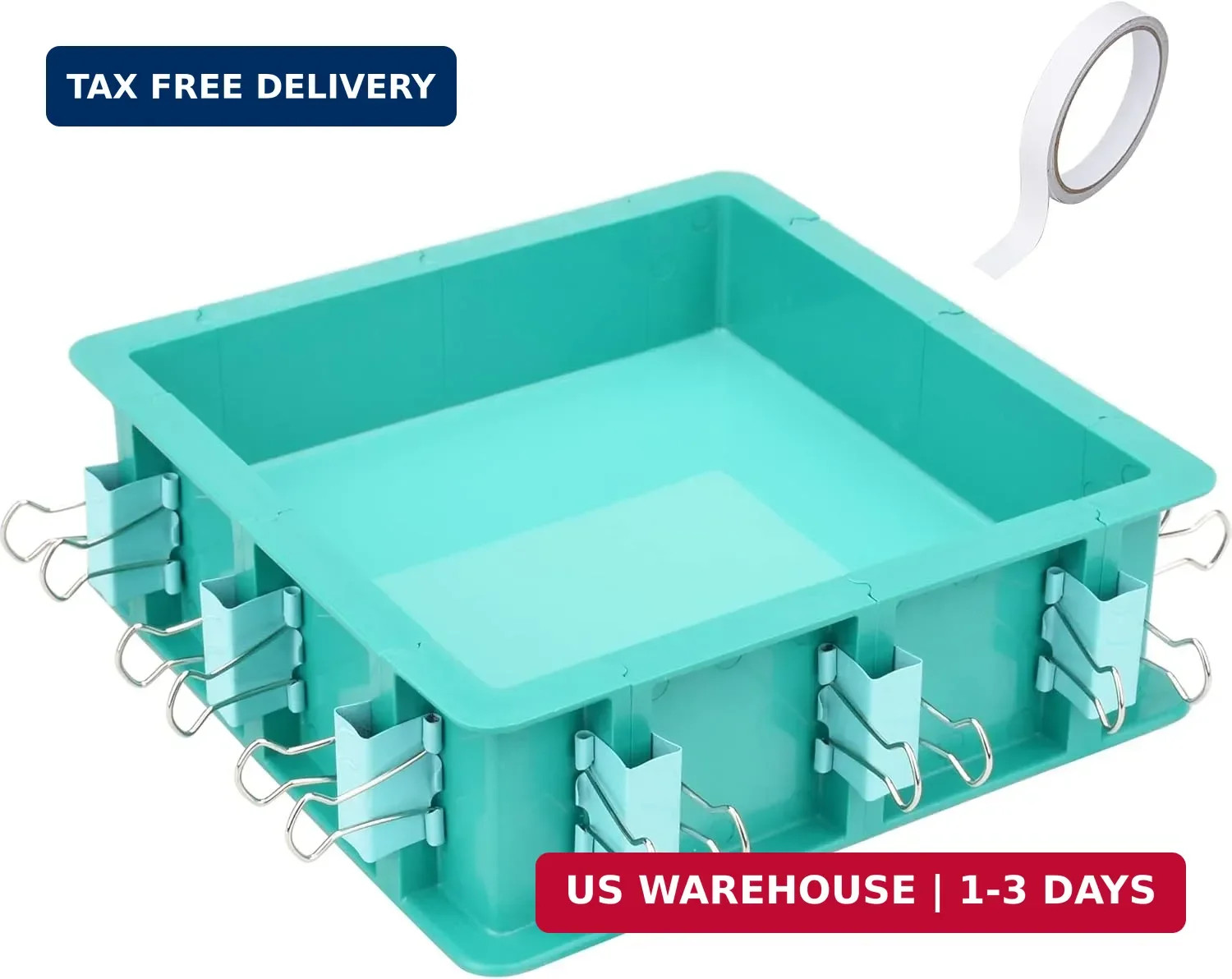 Adjustable Mold Housing Kit for Silicone Mold Making – Leak-Proof Plastic Frame