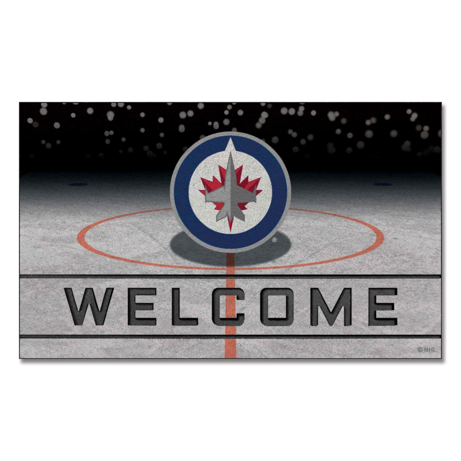 FANMATS NHL Unisex-Adult Modern Winnipeg Jets 1’7″ x 2’6″ (Rectangular)