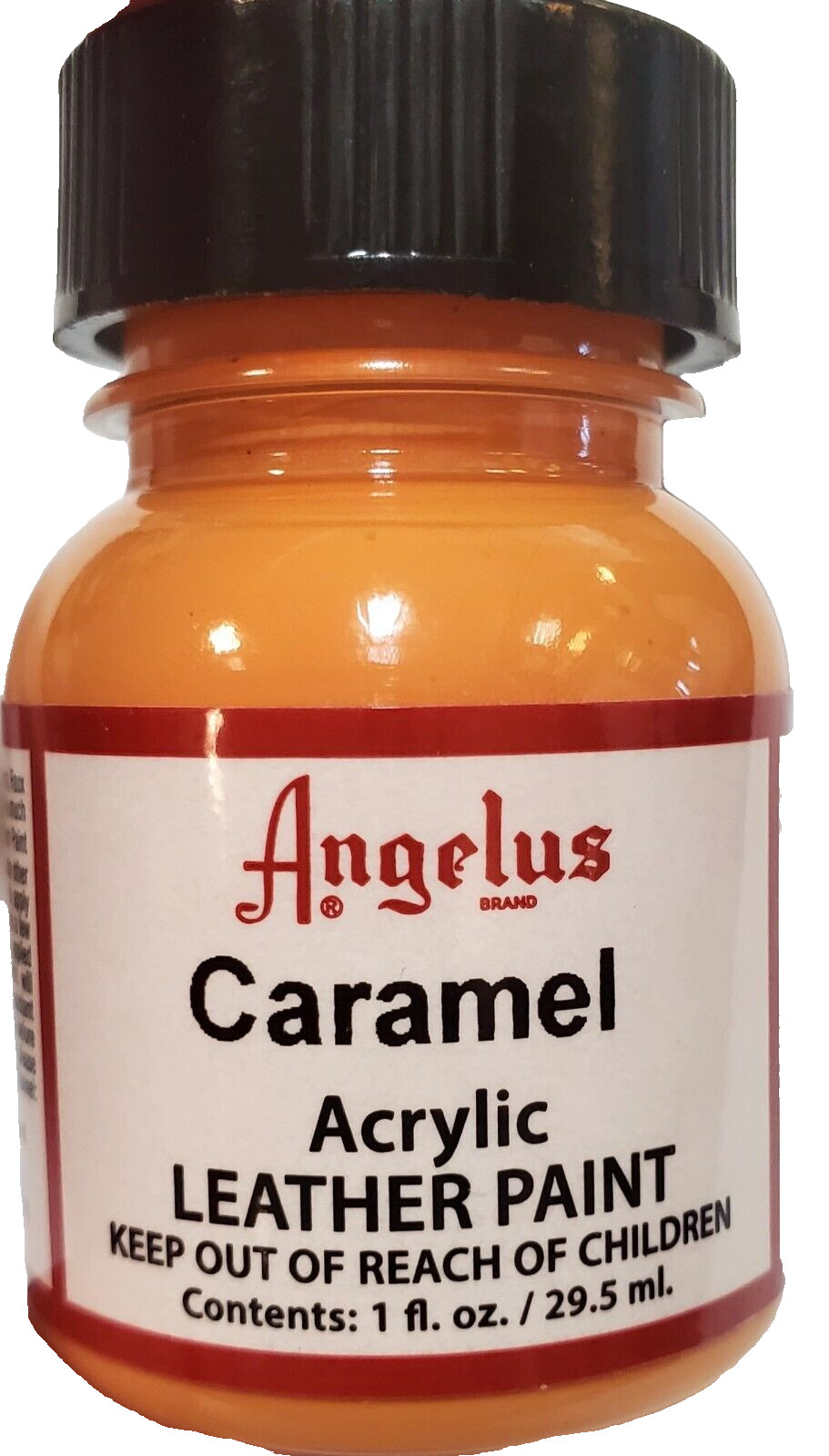 Angelus Acrylic Waterproof Leather Paint For Sneakers Shoes Bags – Caramel, 1 oz