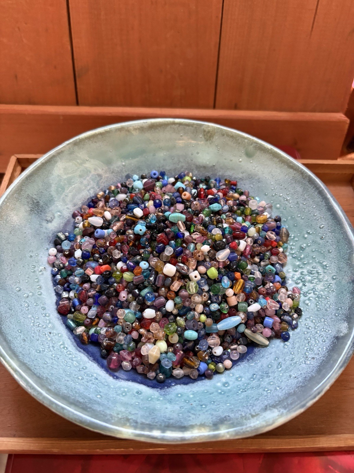 Glass Spacer Beads Rainbow Mix DIY Crafts & Jewelry Supplies, Boho Art (1+lb.)