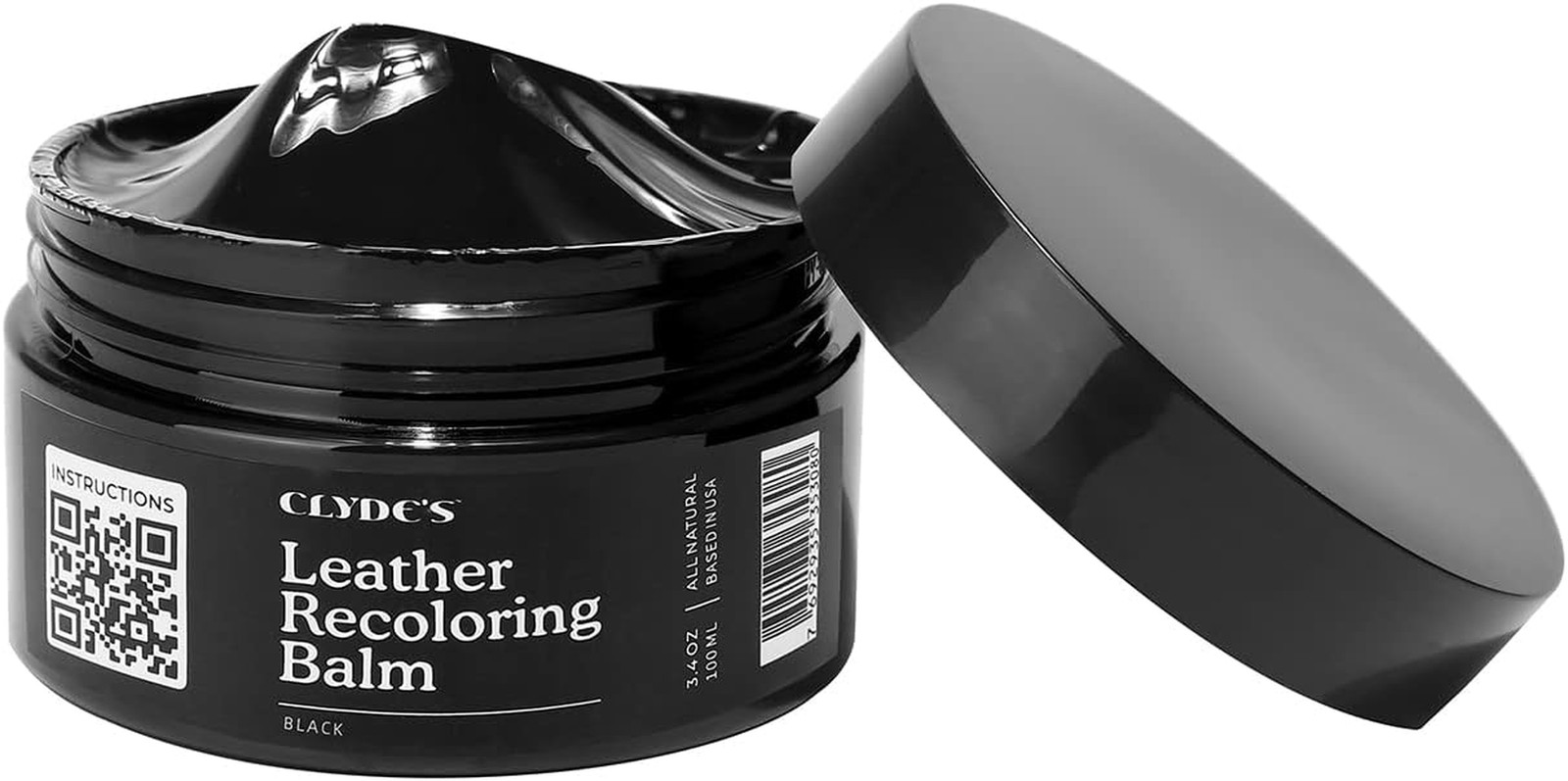 Clyde’s™ Leather Company Leather Recoloring Balm – Color Restore & Scratch Repai