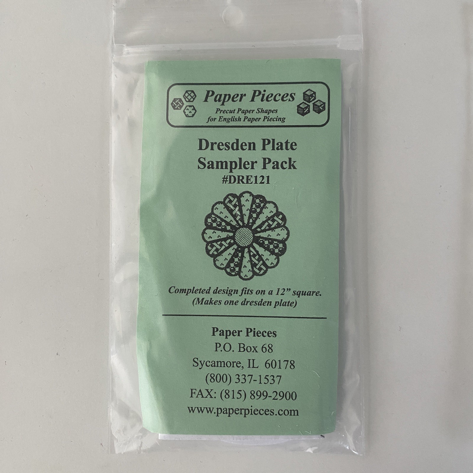 Precut Paper Pieces and Various Shapes for Paper Pieced Quilting