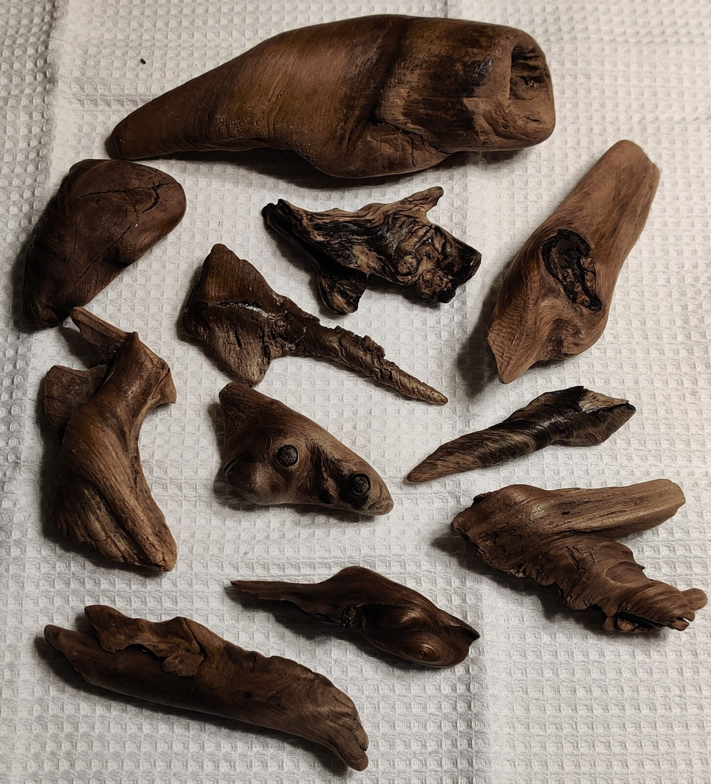 2 lbs. (14+ pcs.) of Beautiful, Unique, Natural Driftwood Gleaned from Lake MI