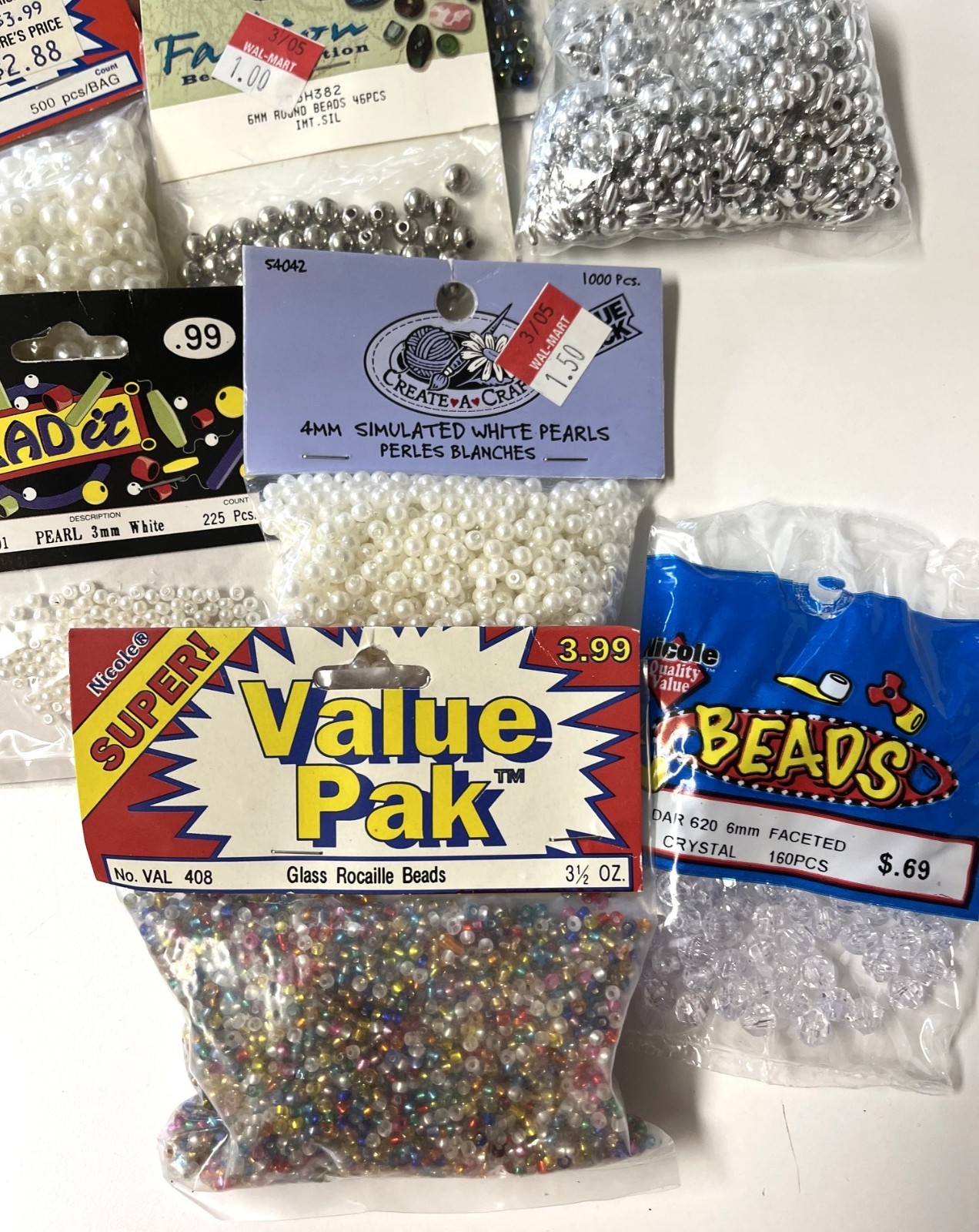Lot of Jewelry Making Beads Some Designer, Some Glass, Dress It Up & More!